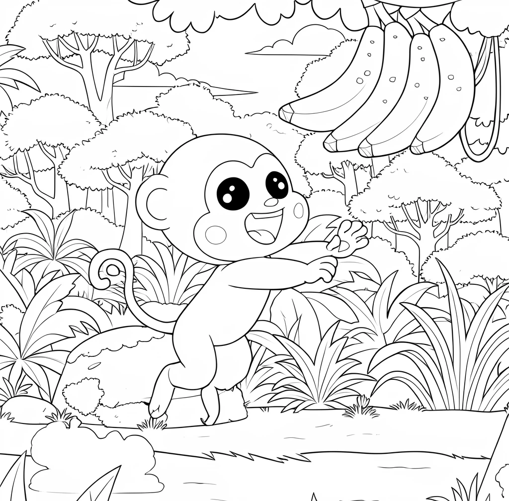 Monkey in the Jungle