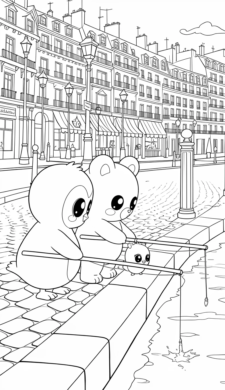 Fishing in Paris